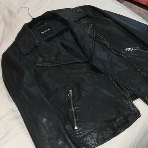 Madewell Washed Leather Moto Jacket